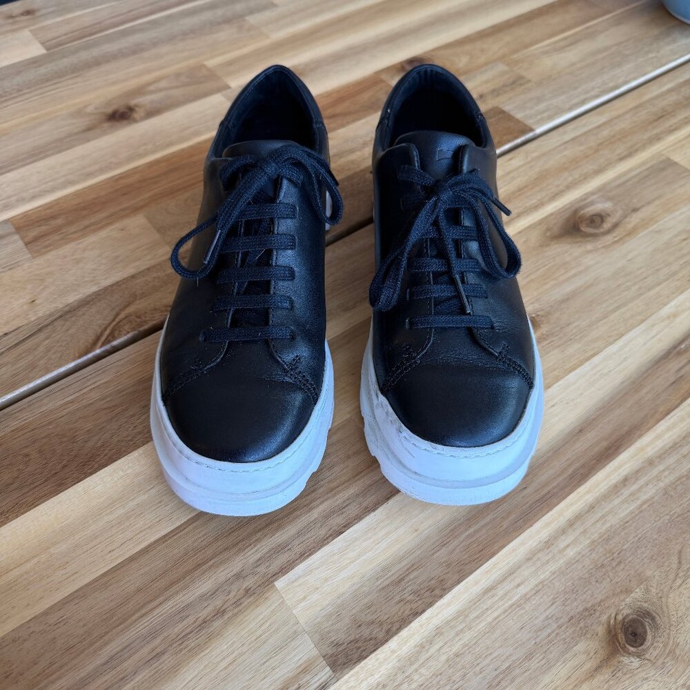 *SHOP CLOSING 4/26* Camper Brutus Black Leather Sneakers 40